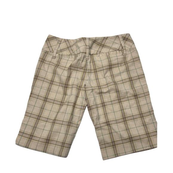 Space Girlz Size 1 Vintage Plaid Low Rise Shorts - Picture 2 of 4